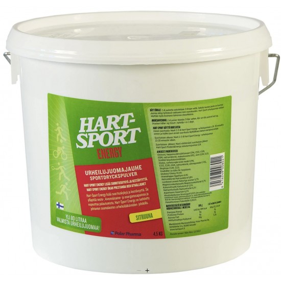Hart-Sport -urheilujuomajauhe 4,5kg Sitruuna