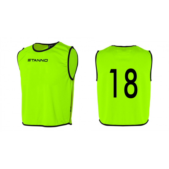 FC POHU Aikuisten harraste numeroitu treeniliivi